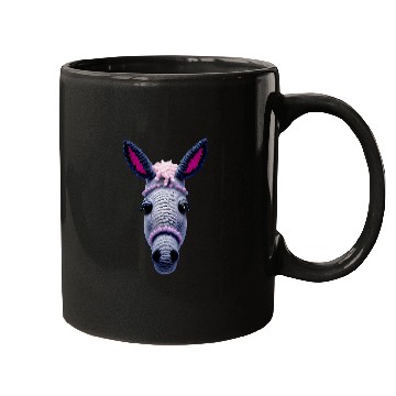 Discover Donkey made of wool design Mugs