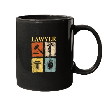 Discover Lawyer Law School Graduation Student Litigator Attorney 3 Mugs