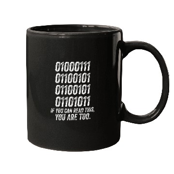 Discover Funny Computer Binary Code Programmer Developer Geek Nerd Mugs