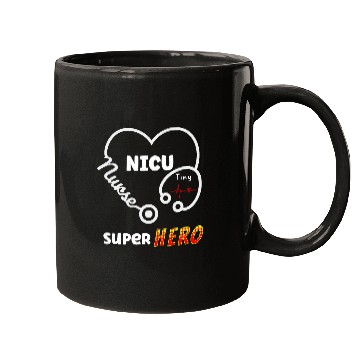 Discover NICU nurses Tiny Heartbeats Superhero Little Things Matter Mugs