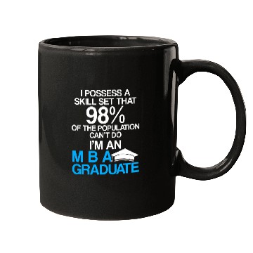 Discover MBA Student Business Degree Graduation 153 Mugs