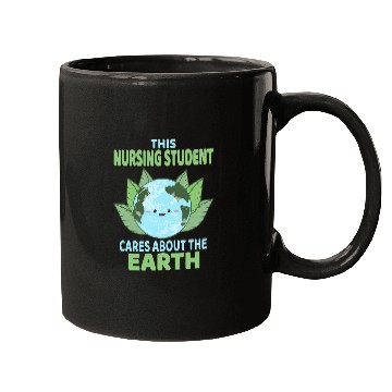 Discover Nursing Student Earth Day Environmental Awareness Mugs