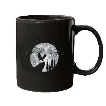 Discover Flying Bald Eagle Night Sky 2Silhouette eagless Eagle Mugs