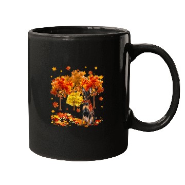 Discover Its Fall Yall Miniature Pinscher Autumn Tree Fall Leaves 19 Mugs