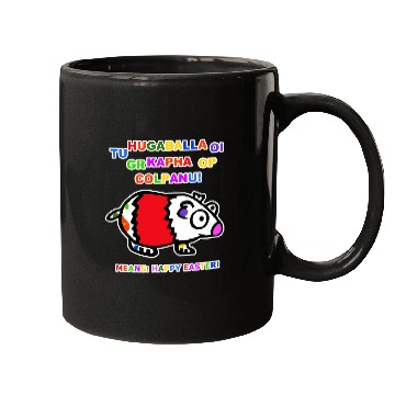 Discover Funny Easter Gifts Cute Guinea Pig Hamster Fun Happy Easter Mugs