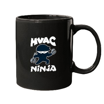 Discover HVAC Tech Design For Ac Repairman HVAC Ninja Mugs