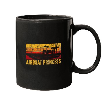 Discover Airboat Princess Hydroplane Propeller Swamp Mugs