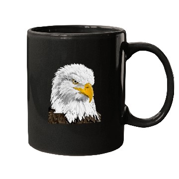 Discover Bald Eagle Head Mugs
