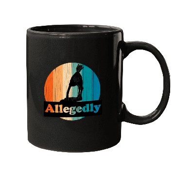 Discover Allegedly Ostrich Head In Sand Funny Bird Lover Mugs