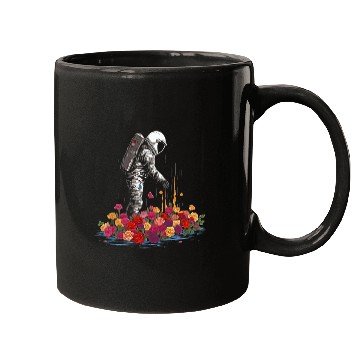 Discover Astronaut Funeral Cool Surreal SciFi EDM Space Art 3 Mugs
