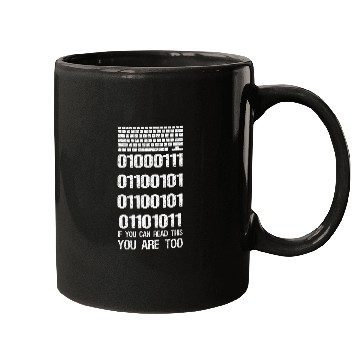 Discover If You Can Read This You Are Too Computer IT Programmer Mugs