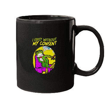 Discover Existential Frog Toad Lovers I Exist Without My Consent Mugs