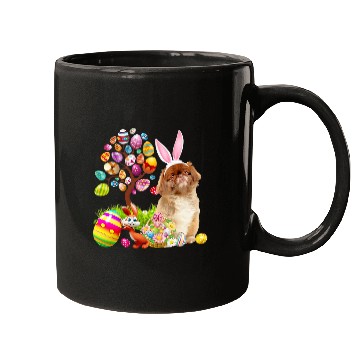 Discover Pekingese Easter Egg Tree Dogs Bunny Easters Day Mugs