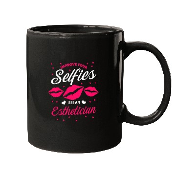 Discover Esthetician Selfies Lips Esthetic Cosmetologist Beautician Mugs