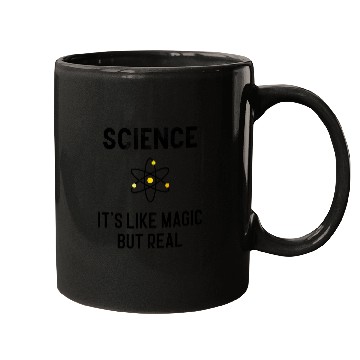 Discover Science its like Magic but Real Physics Student Teacher Gif Mugs