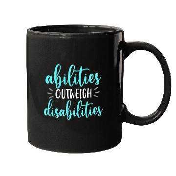 Discover Abilities Outweigh Disabilities Special Education Teacher Mugs