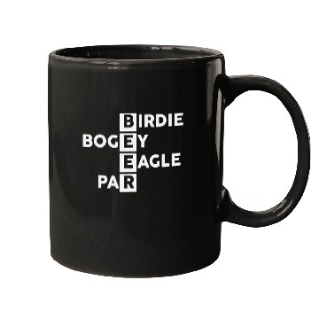 Discover Birdie Bogey Eagle Par Beer Golf Lover Mugs