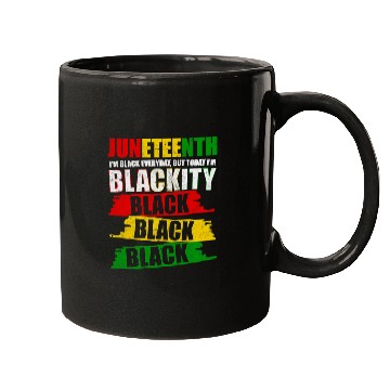 Discover Blackity Black History Juneteenth Pride Afrocentric Novelty Mugs