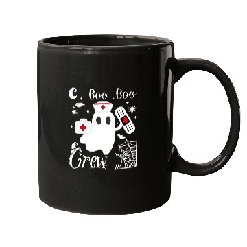 Discover Boo Boo Crew Funny ghosts nurses Halloween Costume Mugs