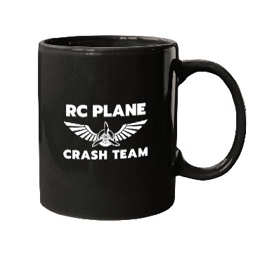 Discover RC Plane Crash Team Remote Control Plane Enthusiast Pilot Mugs