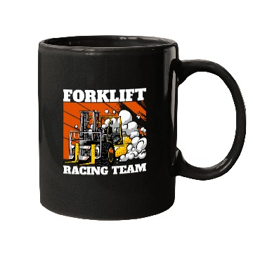 Discover Forklift Racing Team Forklift Operator Forklift Driver Mugs