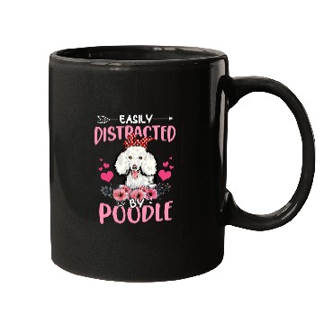 Discover Poodles Lovers For Women Easily Distracted By Poodle Poodle dog Poodle dog Mugs