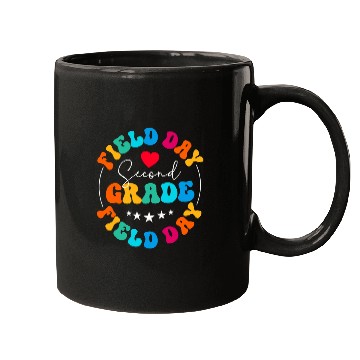 Discover Second Grade Field Day Squad Teacher PE Field Trip Mugs
