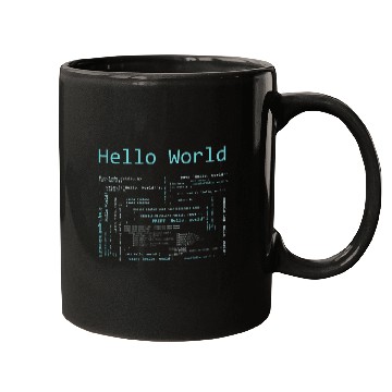Discover Hello World Computer Programming Languages Computer Science Mugs