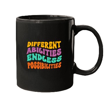 Discover Different Abilities Endless Possibilities Special Ed Teacher Mugs