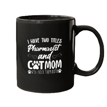 Discover Cute Cat Lover Pharmacist Cat Mom Pharmacist Pharmacy Tech Mugs