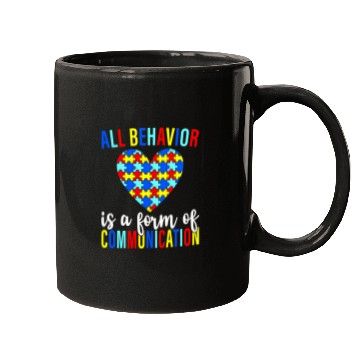 Discover All Behavior Is A Form Of Communication SPED Teacher Autism 5 Mugs