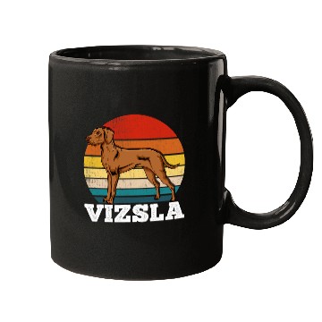 Discover Dog Vizsla Retro Mugs