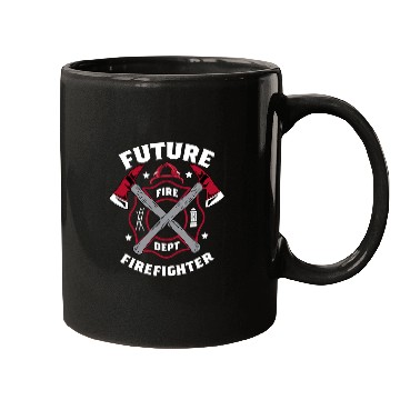 Discover Fireman Firefighter Future Firefighter Volunteer Firefighter Firemen Mugs