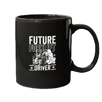 Discover Future Forklift Driver Forklift Operator Warehouse for Kids Mugs