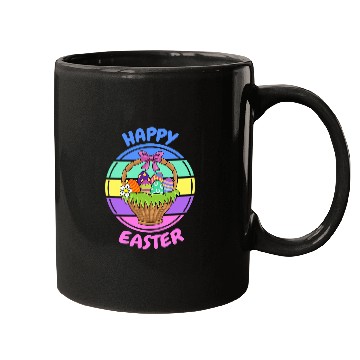 Discover Happy Easter Egg Basket Mugs