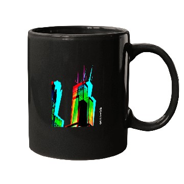 Discover Chicago Willis Tower Sears Tower Color Prism Mugs