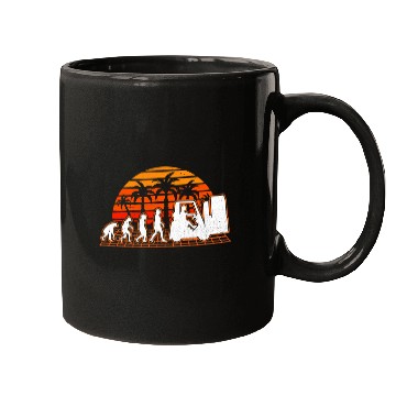 Discover Forklift Driver Evolution Retro Mugs