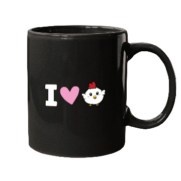 Discover Chickens Love I Love Chickens Mugs