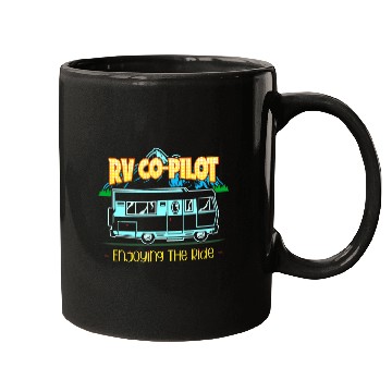 Discover rv copilot camper vacation road trip navigator 4 Mugs