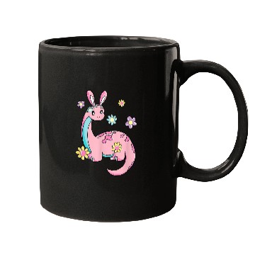 Discover brontosaurus bunny ears egg easter day dinosaur dino boys Mugs