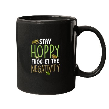 Discover Herpetologist Amphibian Toad Stay Hoppy Frog The Negativity Mugs