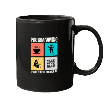 Discover funny Computer Science enthusiast Programming Its The Peace Mugs