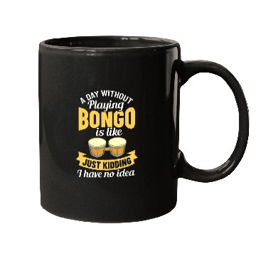 Discover Funny Drummer Bongo Drum Music Instrument Lesson Player Beginner 22 Mugs