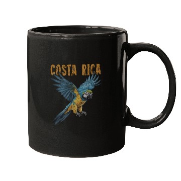 Discover Costa Rica Macaw Pura Vida  Animals Nature Pura Vida Mugs