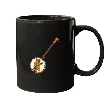 Discover Funny Banjo Music Bluebird Kentucky Mandolin Asheville 10 Mugs