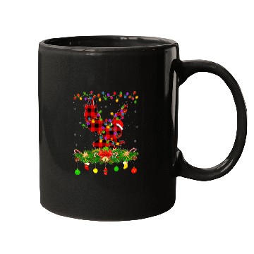 Discover Funny Matching buffalo plaids Eagle Bird Christmas Pajama Mugs