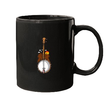 Discover Funny Banjo Bluegrass Bluebird Mandolin Kentucky 5 Mugs