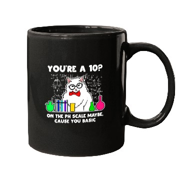 Discover Funny Meme Cats Scientist Physics Chemistry Nerd Mugs