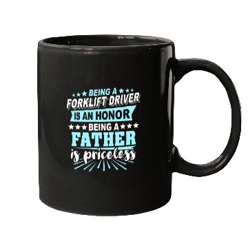 Discover Fork Lift Truck Forklift Operator Dad Mugs
