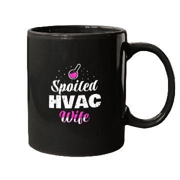 Discover Spoiled HVAC Wife Technician Mugs
